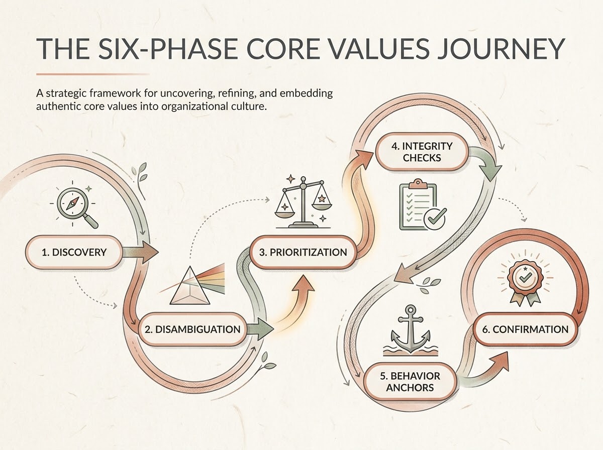 The journey of a value from discovery to confirmation